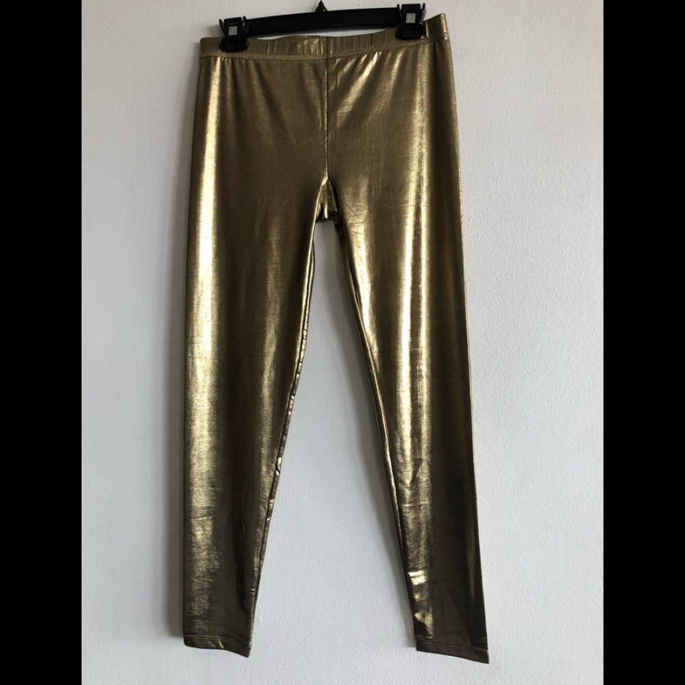Gold leggings NEW